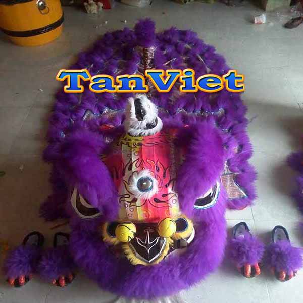 BÁN ĐẦU MÚA LÂN LÔNG CỪU MÀU TÍM NHẬP KHẨU CAO CẤP