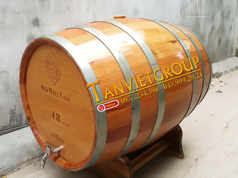 thùng gỗ sồi 200 lít