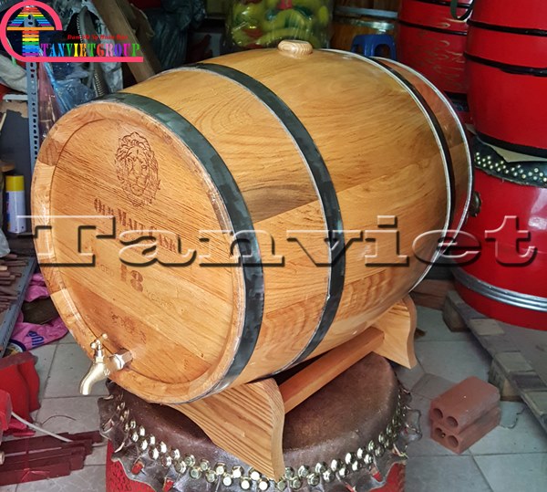 thùng gỗ sồi 100 lít